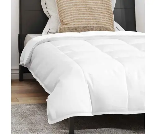 2-In-1 Ühepoolsed Tekk Padjaga 2 Pcs Valge Down Feather