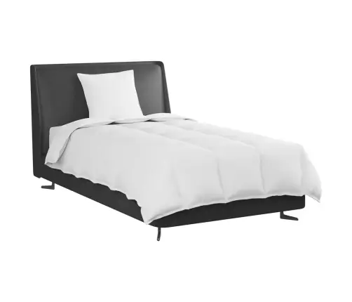 Sega Ar Spilvenu 2 Pcs Balta 140 X 220 Cm Dūnas Vidaxl