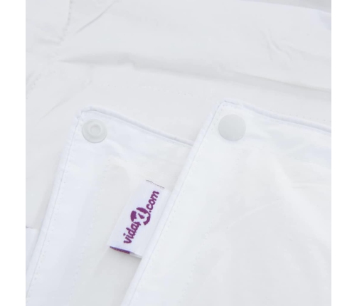 Peit Koos Padjaga Padjaga 2 Pcs Valge Down Feather