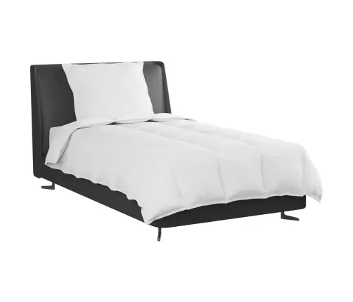 Sega Ar Spilvenu 2 Pcs Balta 140 X 220 Cm Dūnas Vidaxl