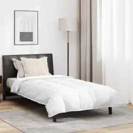 2-In-1 Segu Ar Spilvenu 2 Pcs Balts Dūnu Spalva Vidaxl
