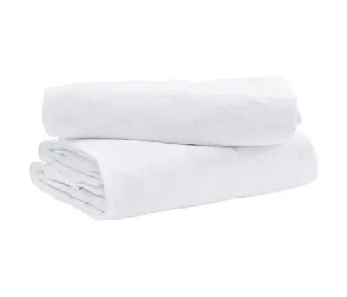 Sega Ar Spilvenu 2 Pcs Balta 155 X 220 Cm Dūnas Vidaxl