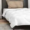 Vasaras Segas Ar Spilvenu 2 Pcs Balta 135 X 200 Cm Mikrošķiedra Vidaxl