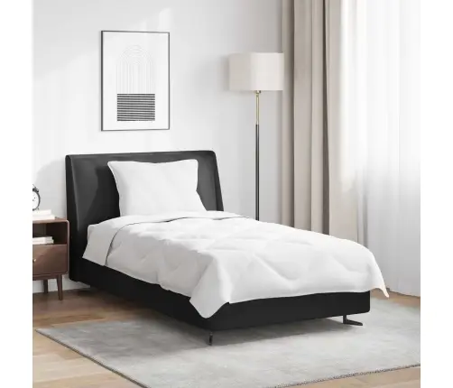 Vasaras Segas Ar Spilvenu 2 Pcs Balta 140 X 220 Cm Mikrošķiedra Vidaxl