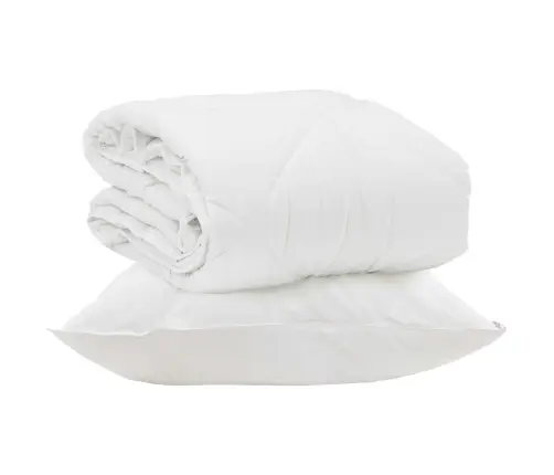 Vāļņi Ar Spilvenu Cits 2 Pcs Balts 155 X 220 Cm Mikrošķiedra Vidaxl