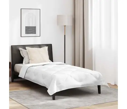 Visu Sezonu Segas Cits Ar Spilvenu Balts 155 X 220 Cm Mikrošķiedra Vidaxl