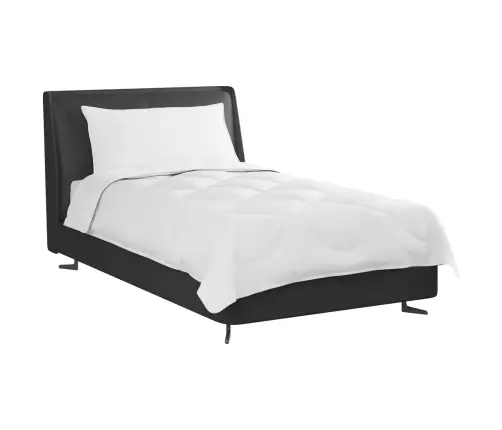 Sega Ar Spilvenu Balts 155 X 200 Cm Mikrošķiedra Vidaxl