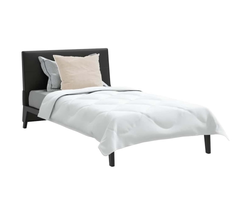Visu Sezonu Segas Ar Spilvenu Balts 135 X 220 Cm Mikrošķiedra Vidaxl