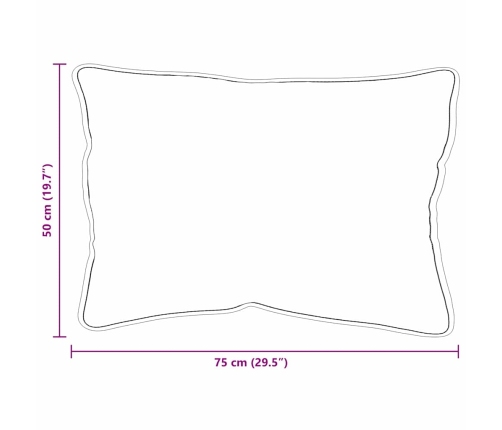 Visu Sezonu Segas Ar Spilvenu Balts 135 X 220 Cm Mikrošķiedra Vidaxl