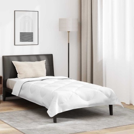 Gultas Segums Ar Spilvenu Ar Spilvenu 2 Pcs Balts Mikrošķiedra Vidaxl