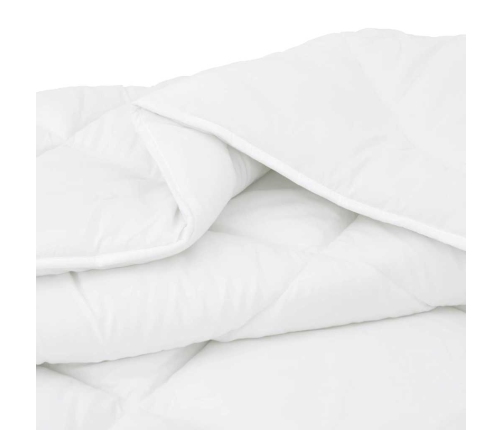 Ziemas Gultas Pārklājs Komplekts Ar Spilvenu 2 Pcs Balts 135 X 220 Cm