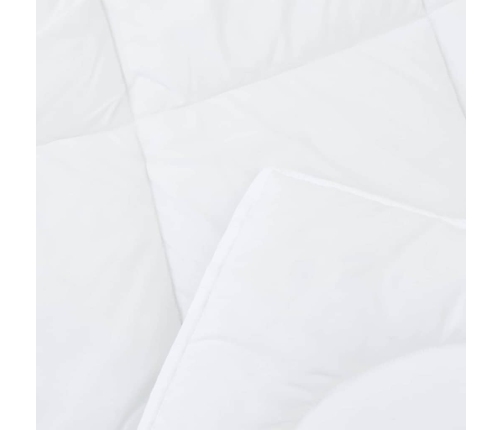 Ziemas Gultas Pārklājs Komplekts Ar Spilvenu 2 Pcs Balts 135 X 220 Cm