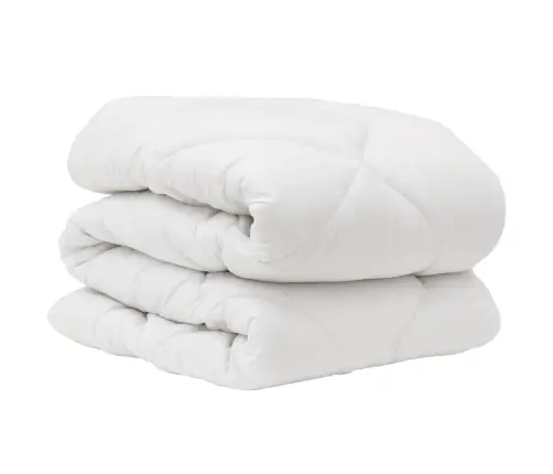 Ziemas Gultas Pārklājs Komplekts Ar Spilvenu 2 Pcs Balts 135 X 200 Cm