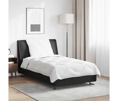 Ziemas Gultas Pārklājs Komplekts Ar Spilvenu 2 Pcs Balts 135 X 220 Cm