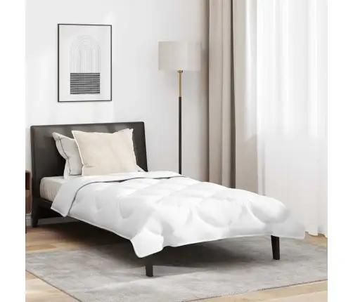 2-In-1 Segu Ar Spilvenu 2 Pcs Balta 135 X 200 Cm Mikrošķiedra Vidaxl