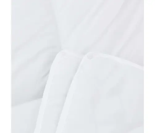 2-In-1 Segu Ar Spilvenu 2 Pcs Balta 135 X 220 Cm Mikrošķiedra Vidaxl