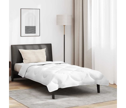 2-In-1 Segu Ar Spilvenu 2 Pcs Balta 135 X 220 Cm Mikrošķiedra Vidaxl