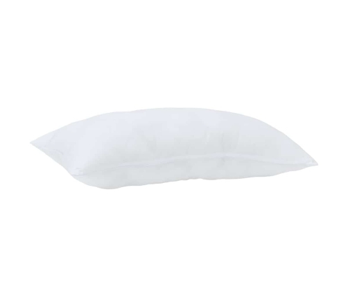 2-In-1 Segu Ar Spilvenu 2 Pcs Balta 135 X 220 Cm Mikrošķiedra Vidaxl