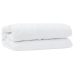 2-In-1 Segu Ar Spilvenu 2 Pcs Balta 135 X 220 Cm Mikrošķiedra Vidaxl