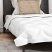 2-In-1 Segu Ar Spilvenu 2 Pcs Balta 135 X 220 Cm Mikrošķiedra Vidaxl