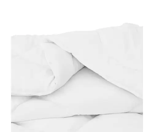 2-In-1 Segu Ar Spilvenu 2 Pcs Balta 140 X 220 Cm Mikrošķiedra Vidaxl