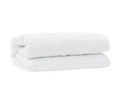 2-In-1 Segu Ar Spilvenu 2 Pcs Balta 140 X 220 Cm Mikrošķiedra Vidaxl