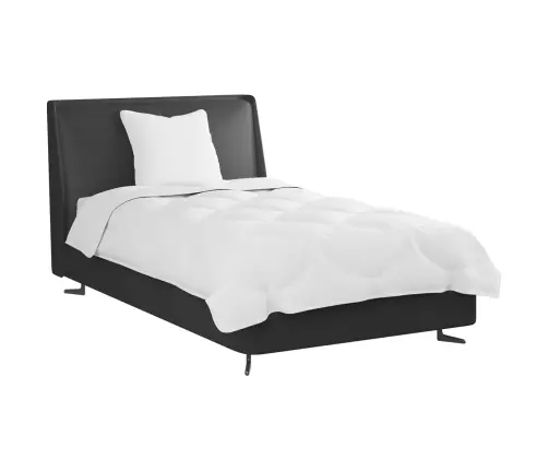 2-In-1 Segu Ar Spilvenu 2 Pcs Balta 140 X 220 Cm Mikrošķiedra Vidaxl