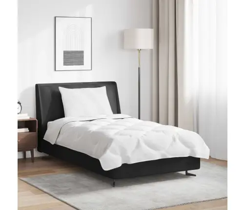 Sega Ar Spilvenu 2 Pcs Balta 140 X 220 Cm Mikrošķiedra Vidaxl