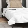 Antklodžių Rinkinys Su Pagalve 2 Pcs Balta Mikropluoštas
