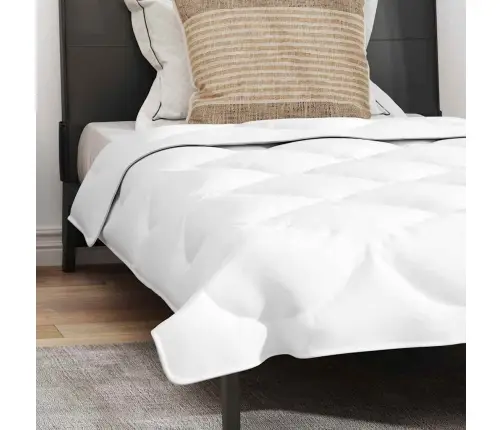 Sega Ar Spilvenu 2 Pcs Balta 155 X 220 Cm Mikrošķiedra Vidaxl