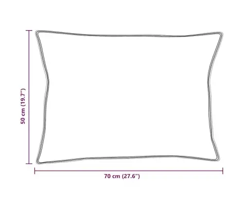 Sega Ar Spilvenu 2 Pcs Balta 155 X 220 Cm Mikrošķiedra Vidaxl