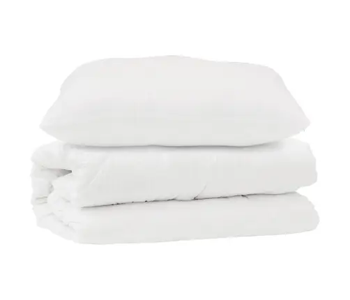 Sega Ar Spilvenu 2 Pcs Balta 155 X 200 Cm Mikrošķiedra Vidaxl