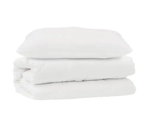 Sega Ar Spilvenu 2 Pcs Balta 155 X 200 Cm Mikrošķiedra Vidaxl