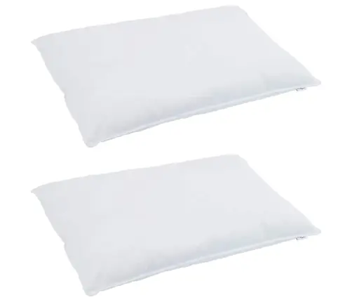 Ziemas Gultas Pārklājs Komplekts Ar Spilvenu 3 Pcs Balts 200 X 200 Cm