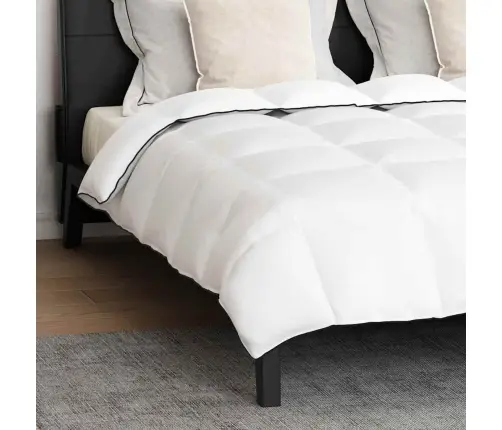 Ziemas Gultas Pārklājs Komplekts Ar Spilvenu 3 Pcs Balts 200 X 200 Cm