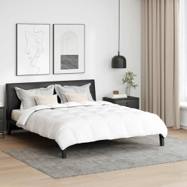 Segas Komplekts Ar Spilvenu 3 Pcs Balts Mikrofibra Un Kokvilna Vidaxl