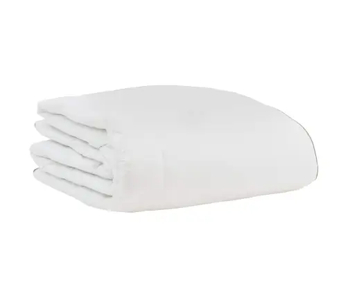 Ziemas Gultas Pārklājs Komplekts Ar Spilvenu 3 Pcs Balts 200 X 240 Cm