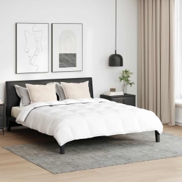 Segas Komplekts Ar Spilvenu 3 Pcs Balts Mikrofibra Un Kokvilna Vidaxl