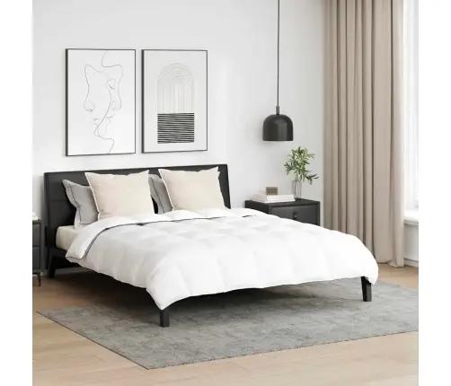 Ziemas Gultas Pārklājs Komplekts Ar Spilvenu 3 Pcs Balts 200 X 220 Cm