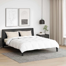 Segas Komplekts Ar Spilvenu 3 Pcs Balts Mikrofibra Un Kokvilna Vidaxl