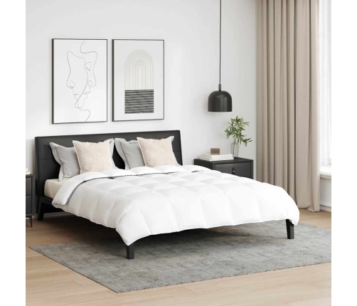 Ziemas Gultas Pārklājs Komplekts Ar Spilvenu 3 Pcs Balts 240 X 220 Cm