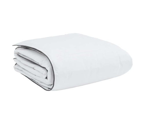 Ziemas Gultas Pārklājs Komplekts Ar Spilvenu 3 Pcs Balts 240 X 220 Cm