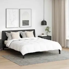 Ziemas Gultas Sega Ar Spilvenu 3 Pcs Balts Dūnu Spalva Vidaxl