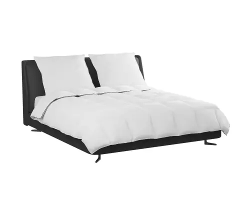 Ziemas Gultas Pārklājs Komplekts Ar Spilvenu 3 Pcs Balts 240 X 220 Cm