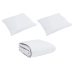 Ziemas Gultas Pārklājs Komplekts Ar Spilvenu 3 Pcs Balts 260 X 220 Cm