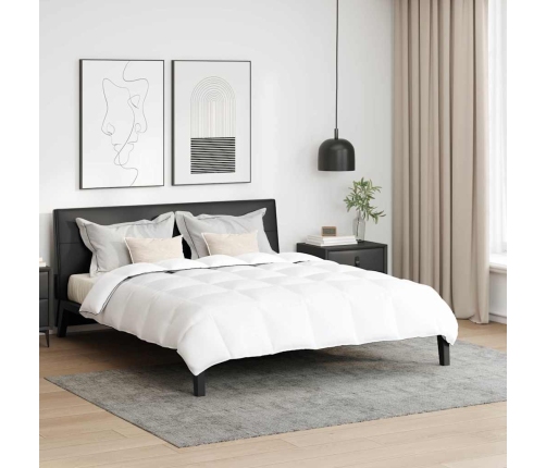 Ziemas Gultas Pārklājs Komplekts Ar Spilvenu 3 Pcs Balts 240 X 260 Cm