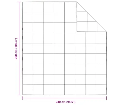 Ziemas Gultas Pārklājs Komplekts Ar Spilvenu 3 Pcs Balts 240 X 260 Cm