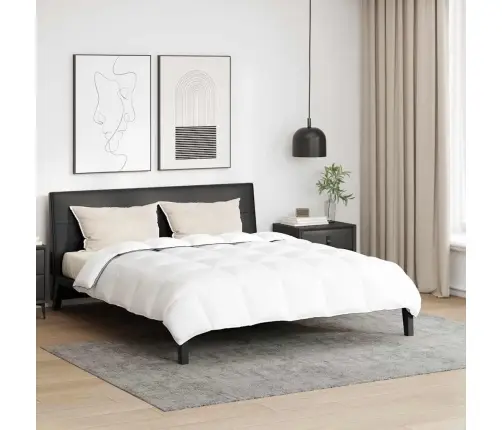 Ziemas Gultas Pārklājs Komplekts Ar Spilvenu 3 Pcs Balts 240 X 260 Cm