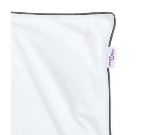 Ziemas Gultas Pārklājs Komplekts Ar Spilvenu 3 Pcs Balts 240 X 260 Cm