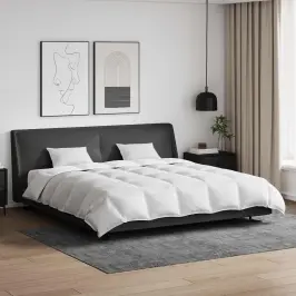 Segas Komplekts Ar Spilvenu 3 Pcs Balts Dūnu Spalva Vidaxl